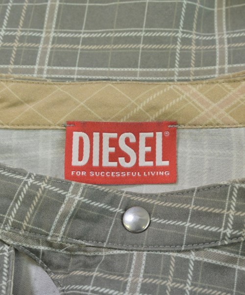 DIESEL（ディーゼル）カジュアルシャツ 緑 サイズ:48(L位) メンズ/2200731697021
