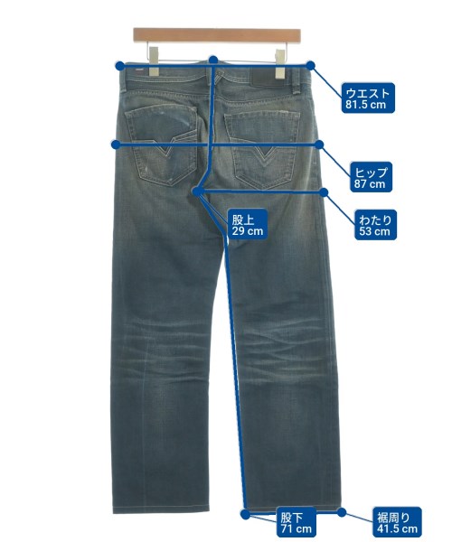 DIESEL（ディーゼル）デニムパンツ 紺 サイズ:29(S位) メンズ/2200732164034