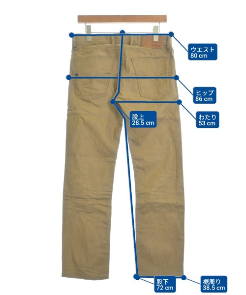 DIESEL（ディーゼル）デニムパンツ ベージュ サイズ:28(S位) メンズ/2200732164041