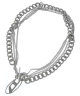 DIESEL（ディーゼル）ネックレス シルバー サイズ:- メンズ/2200732466039