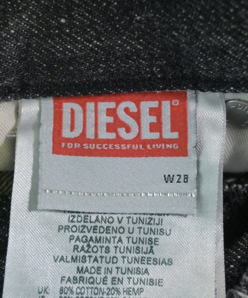 DIESEL（ディーゼル）デニムパンツ 黒 サイズ:28(S位) メンズ/2200735123069