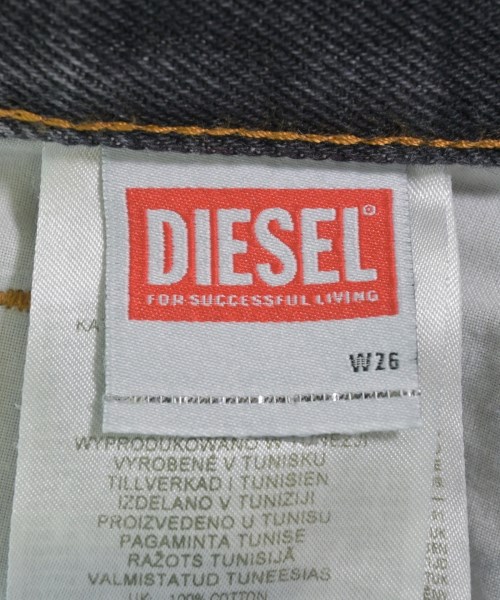 DIESEL（ディーゼル）デニムパンツ 黒 サイズ:26(XXS位) メンズ/2200735123076