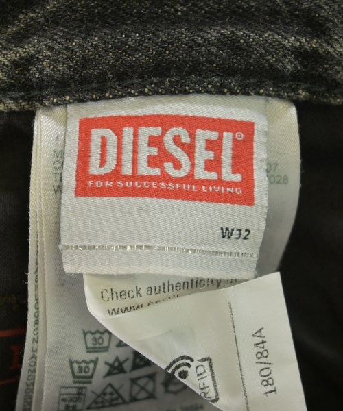 DIESEL（ディーゼル）デニムパンツ 黒 サイズ:32(L位) メンズ/2200735165021