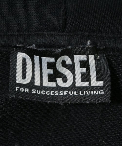 DIESEL（ディーゼル）パーカー 黒 サイズ:M メンズ/2200726099137