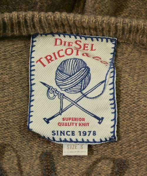 DIESEL（ディーゼル）ニット・セーター 茶 サイズ:S メンズ/2200716531401