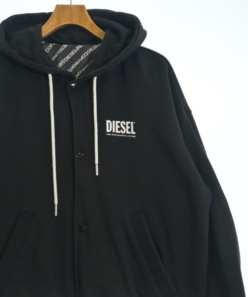 DIESEL（ディーゼル）パーカー 黒 サイズ:L メンズ/2200717137176