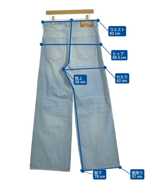 DIESEL（ディーゼル）デニムパンツ 青 サイズ:28(S位) メンズ/2200720819014