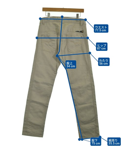 DIESEL（ディーゼル）デニムパンツ グレー サイズ:29(S位) メンズ/2200723023036