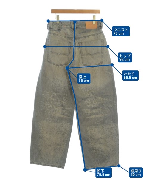DIESEL（ディーゼル）デニムパンツ グレー サイズ:28(S位) メンズ/2200723570059
