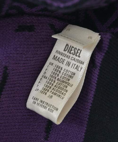 DIESEL（ディーゼル）マフラー 紫 サイズ:- メンズ/2200723670032