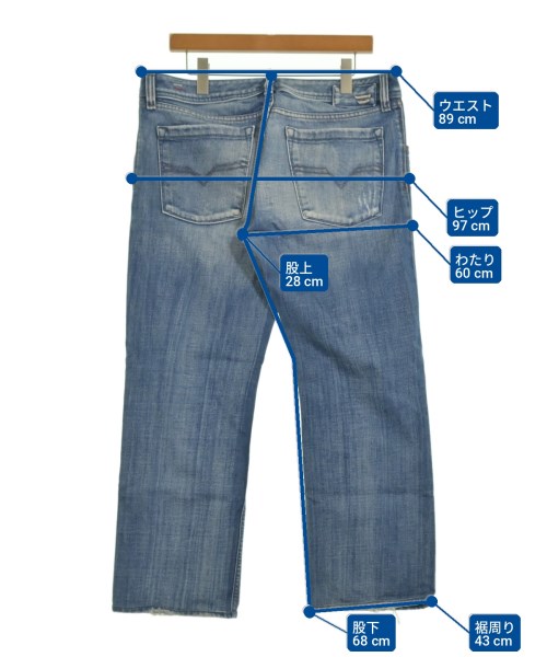 DIESEL（ディーゼル）デニムパンツ 青 サイズ:34(XL位) メンズ/2200720471472