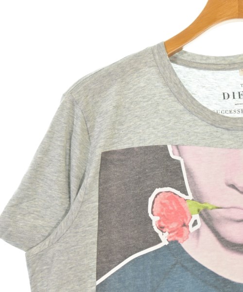 DIESEL（ディーゼル）Tシャツ・カットソー グレー サイズ:M メンズ/2200719690044