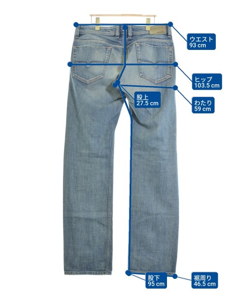 DIESEL（ディーゼル）デニムパンツ 紺 サイズ:34(XL位) メンズ/2200724026012