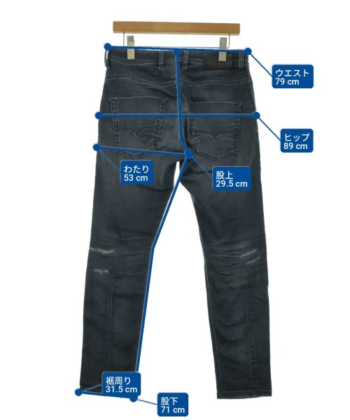 DIESEL（ディーゼル）デニムパンツ 紺 サイズ:28(S位) メンズ/2200724336395
