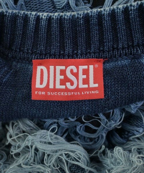 DIESEL（ディーゼル）カーディガン 青 サイズ:L メンズ/2200725392024