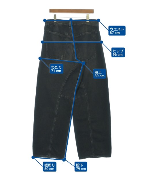 DIESEL（ディーゼル）デニムパンツ 黒 サイズ:30(M位) メンズ/2200726033025
