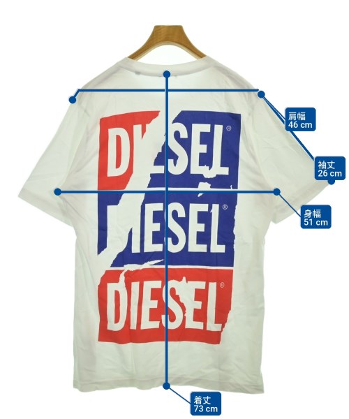 DIESEL（ディーゼル）Tシャツ・カットソー 白 サイズ:-(M位) メンズ/2200726150104
