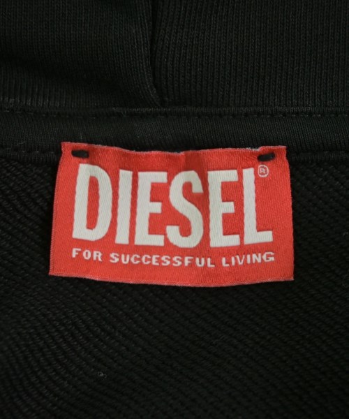 DIESEL（ディーゼル）パーカー 黒 サイズ:M メンズ/2200726907012