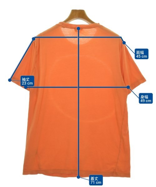 DIESEL（ディーゼル）Tシャツ・カットソー オレンジ サイズ:M メンズ/2200727382153