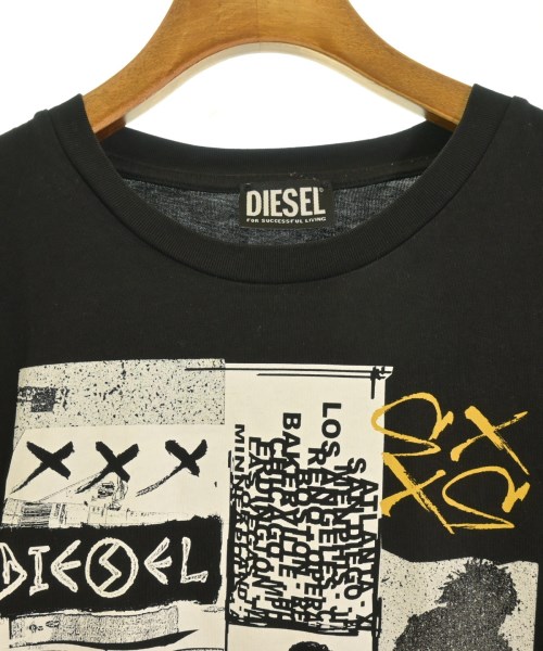 DIESEL（ディーゼル）Tシャツ・カットソー 黒 サイズ:L メンズ/2200727491046