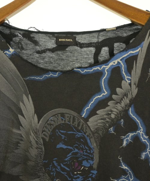 DIESEL（ディーゼル）Tシャツ・カットソー 黒 サイズ:S メンズ/2200727491060