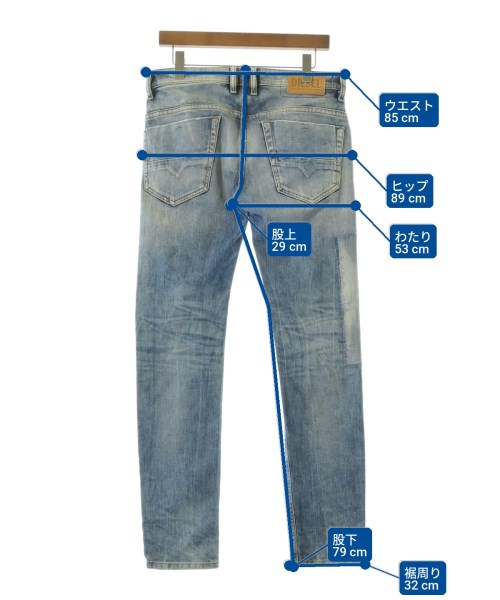 DIESEL（ディーゼル）デニムパンツ 青 サイズ:30(M位) メンズ/2200727619013