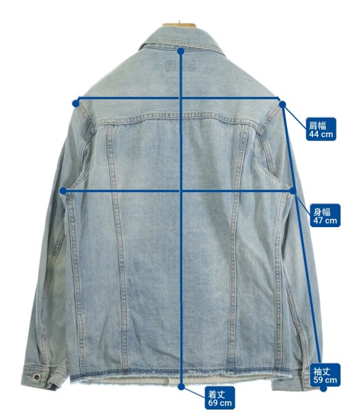 DIESEL（ディーゼル）デニムジャケット 青 サイズ:XS メンズ/2200728478022