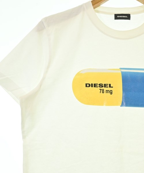 DIESEL（ディーゼル）Tシャツ・カットソー 白 サイズ:S メンズ/2200678464045