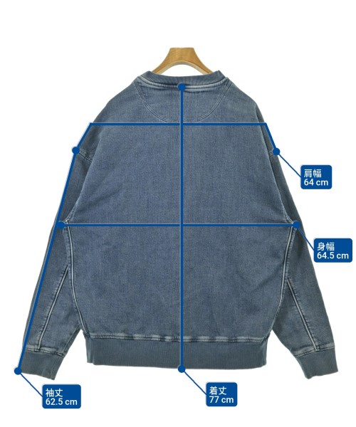 DIESEL（ディーゼル）スウェット 青 サイズ:L メンズ/2200682794077