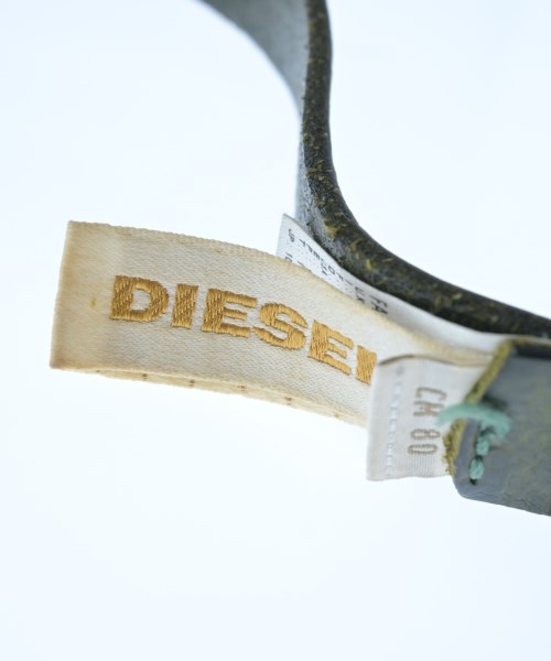 DIESEL（ディーゼル）ベルト 緑 サイズ:80 メンズ/2200684424125