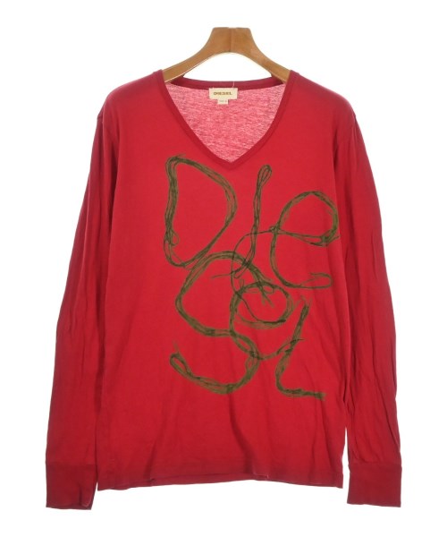 DIESEL(ディーゼル)Tシャツ・カットソー 赤 サイズ:M/2200685104118