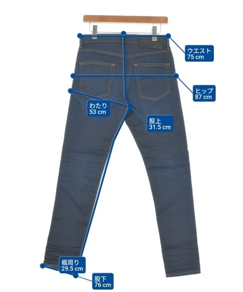 DIESEL（ディーゼル）デニムパンツ 紺 サイズ:28(S位) メンズ/2200679234036