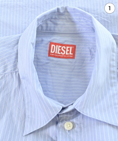 DIESEL（ディーゼル）カジュアルシャツ 青 サイズ:50(XL位) メンズ/2200685774038