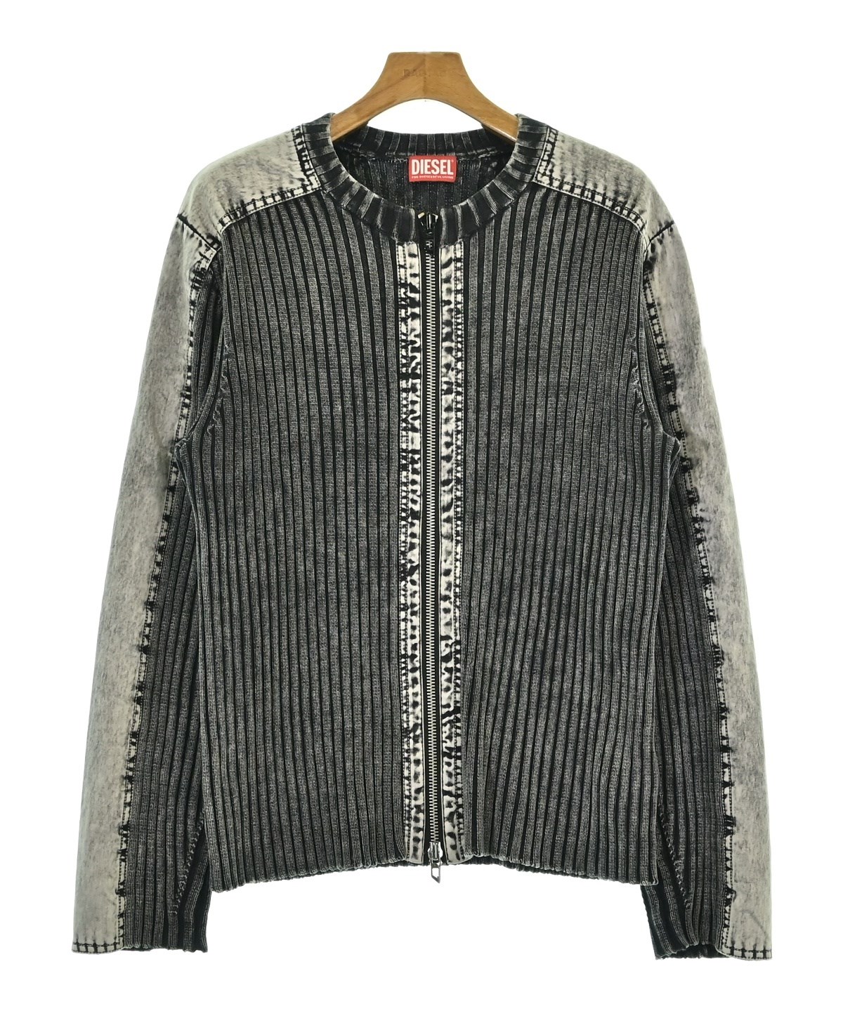【最終値下げ！】DIESEL カーディガン L DIESEL（ディーゼル）カーディガン グレー サイズ:L メンズ