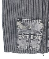 DIESEL（ディーゼル）ベスト グレー サイズ:S メンズ/2200685855157