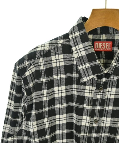 DIESEL（ディーゼル）カジュアルシャツ 黒 サイズ:48(L位) メンズ/2200686273073