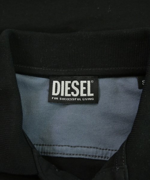 DIESEL（ディーゼル）ポロシャツ 黒 サイズ:S メンズ/2200686005087