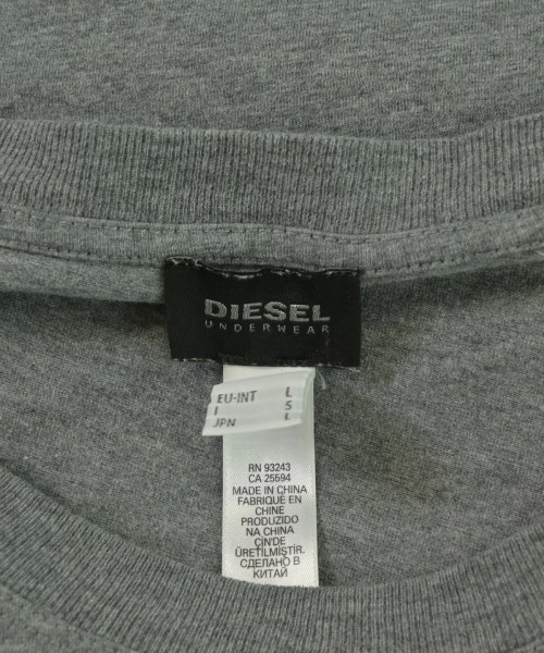DIESEL（ディーゼル）Tシャツ・カットソー グレー サイズ:S メンズ/2200680656216