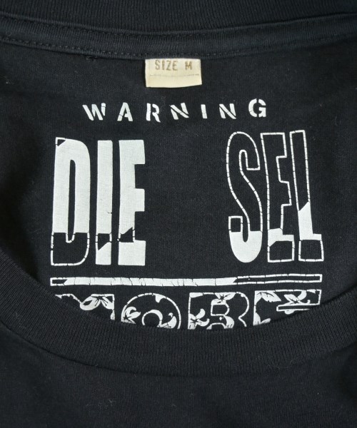 DIESEL（ディーゼル）Tシャツ・カットソー 黒 サイズ:M メンズ/2200680656247