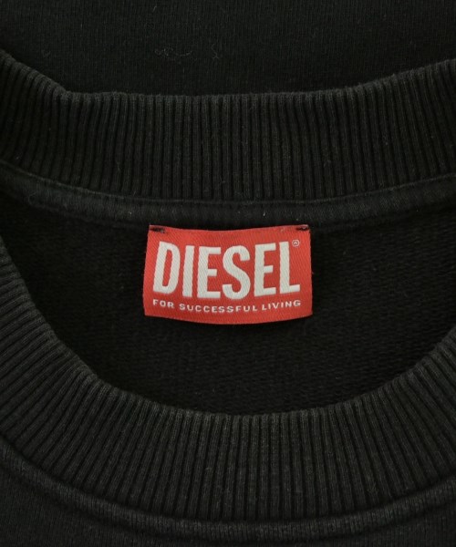 DIESEL（ディーゼル）スウェット 黒 サイズ:XL メンズ/2200687015016