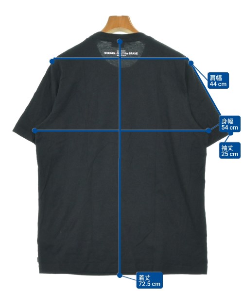 DIESEL（ディーゼル）Tシャツ・カットソー 黒 サイズ:L メンズ/2200685602010