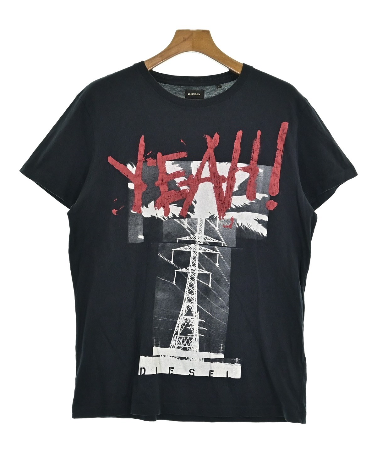 DIESEL（ディーゼル）Tシャツ・カットソー 紺 サイズ:L メンズ