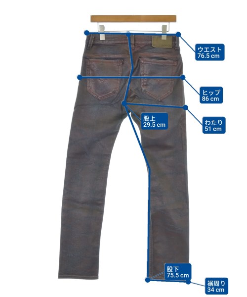 DIESEL（ディーゼル）デニムパンツ 紺 サイズ:28(S位) メンズ/2200684100029