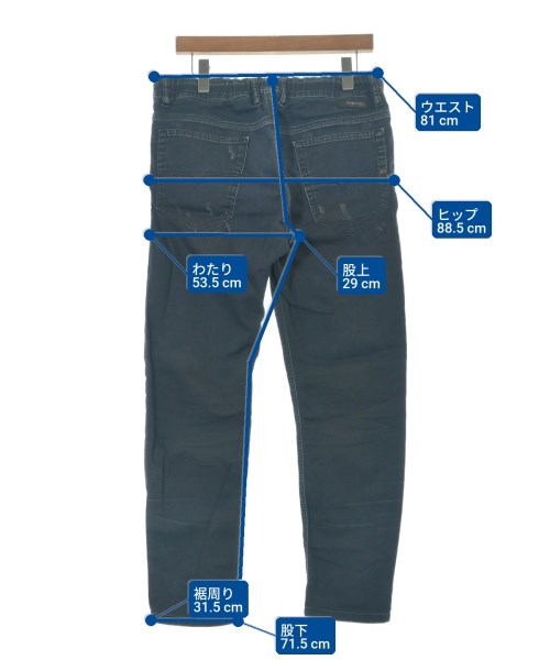 DIESEL（ディーゼル）デニムパンツ 紺 サイズ:28(S位) メンズ/2200684828060