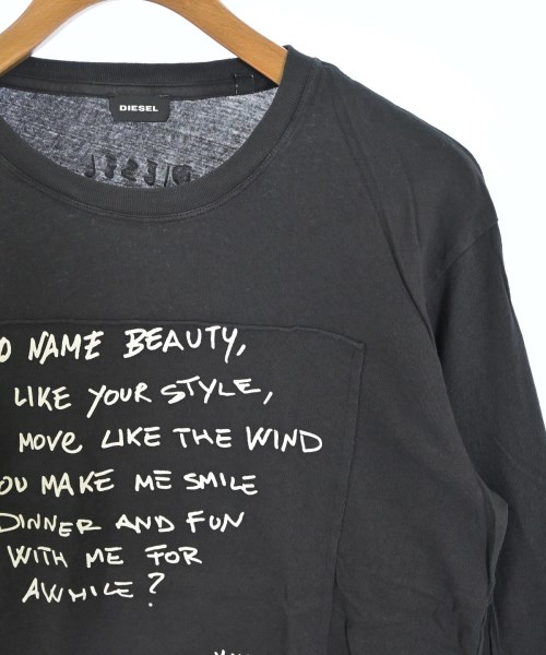 DIESEL（ディーゼル）Tシャツ・カットソー 黒 サイズ:M メンズ/2200684878201