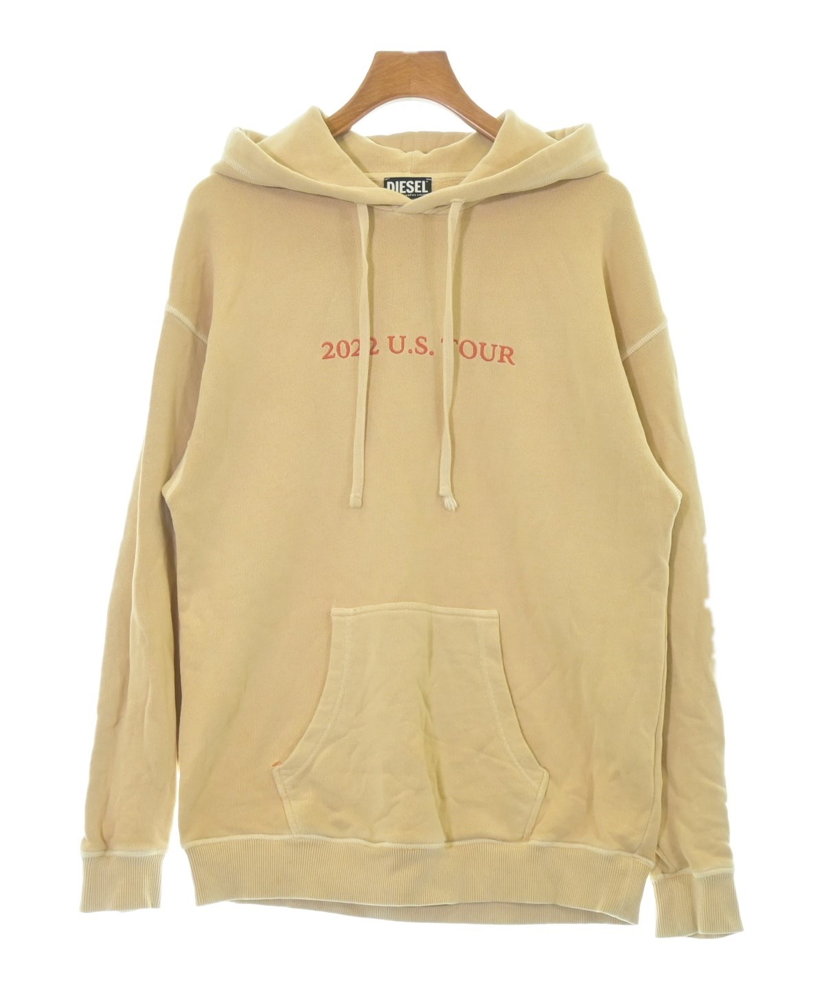DIESEL（ディーゼル）パーカー ベージュ サイズ:XS メンズ