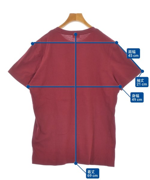 DIESEL（ディーゼル）Tシャツ・カットソー 赤 サイズ:XL メンズ/2200687200030
