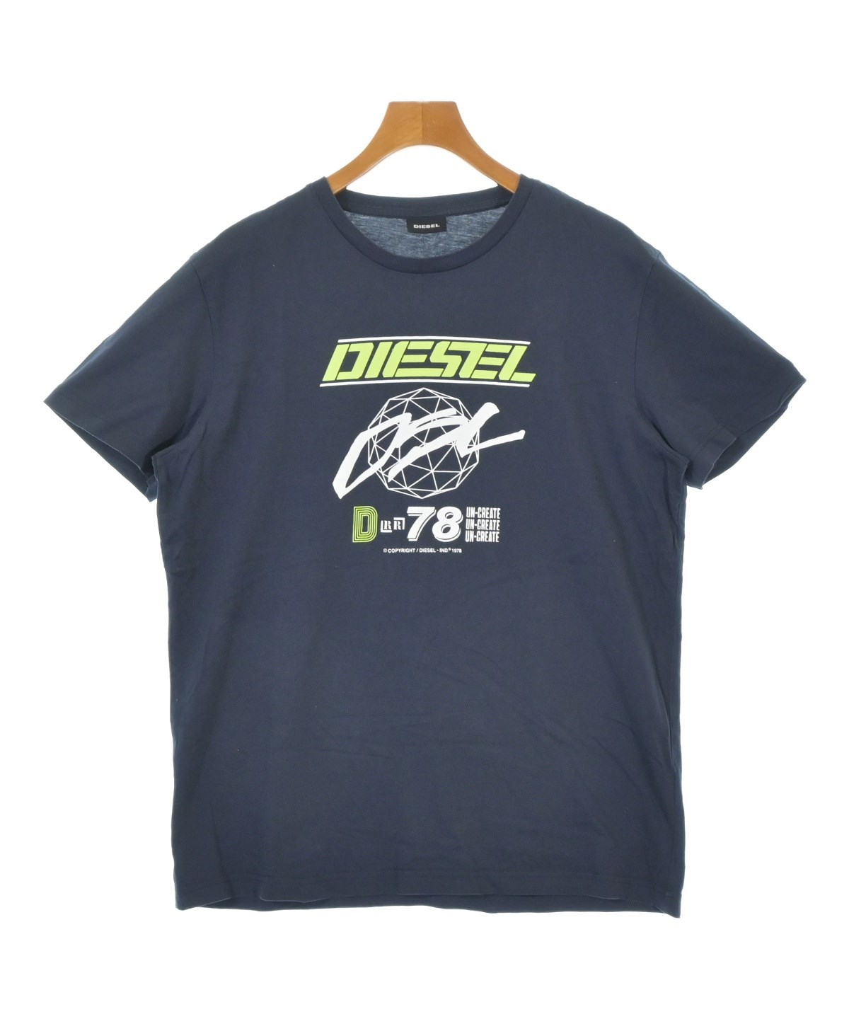 DIESEL（ディーゼル）Tシャツ・カットソー 紺 サイズ:XL メンズ