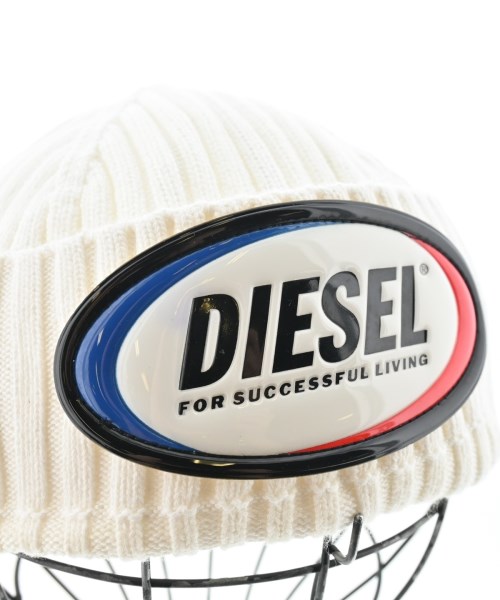 DIESEL（ディーゼル）ニットキャップ・ビーニー 白 サイズ:UNI メンズ/2200691417127