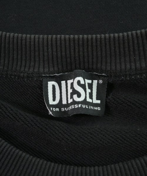 DIESEL（ディーゼル）スウェット 黒 サイズ:M メンズ/2200692613023